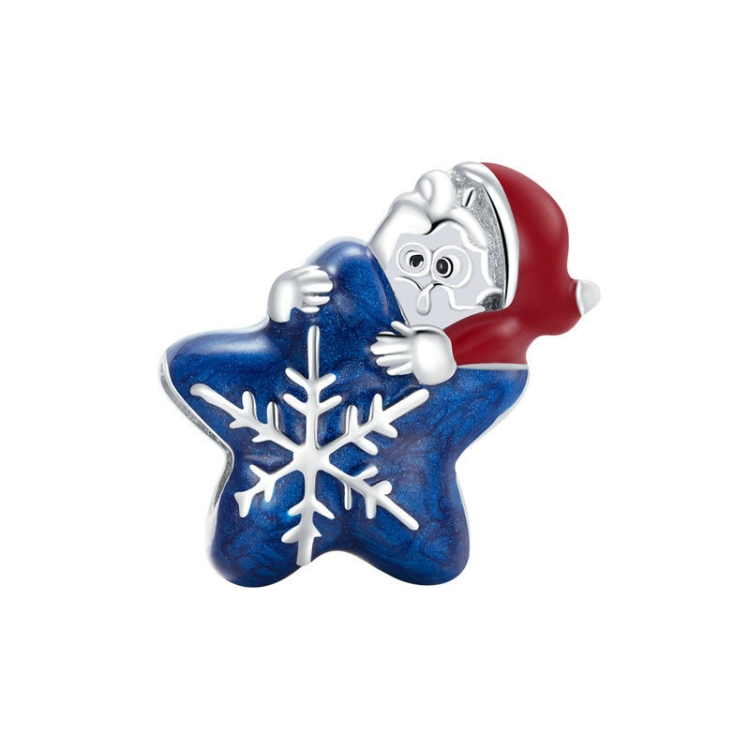 BSC372 Christmas 925 Silver Bead DIY Bead Accessories