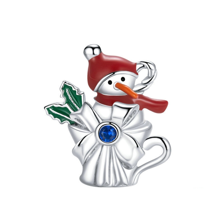 BSC373 Christmas 925 Silver Bead DIY Bead Accessories
