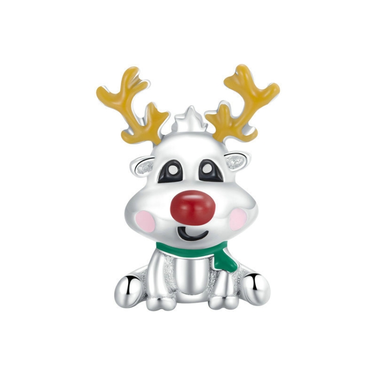 BSC375 Christmas 925 Silver Bead DIY Bead Accessories