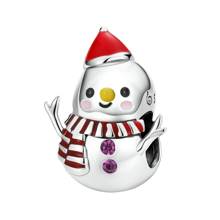 BSC539 Christmas 925 Silver Bead DIY Bead Accessories