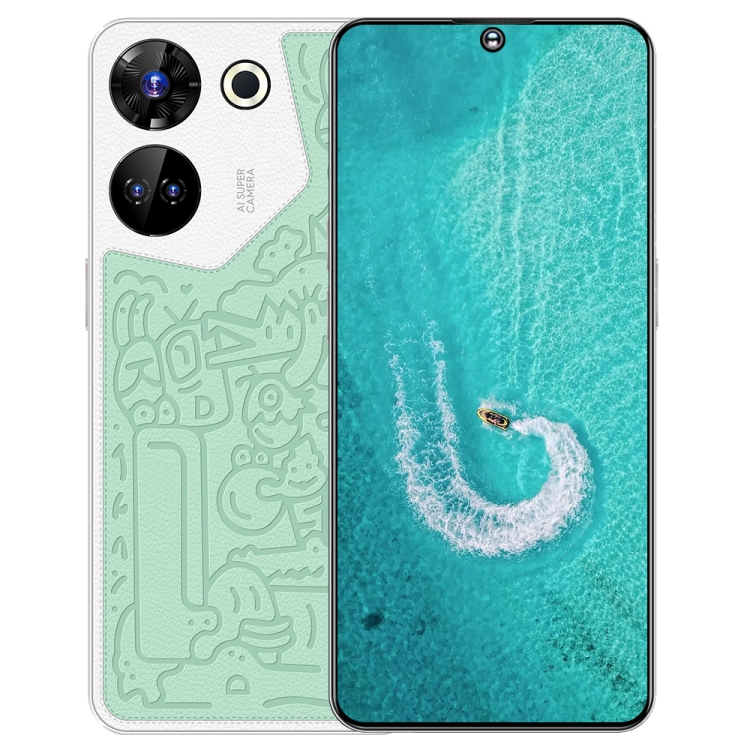 C20 Art Edition, 3GB+32GB, 6.53 inch Face Identification Android 8.1 MTK6753 Octa Core, Network: 4G, Dual SIM(Green)