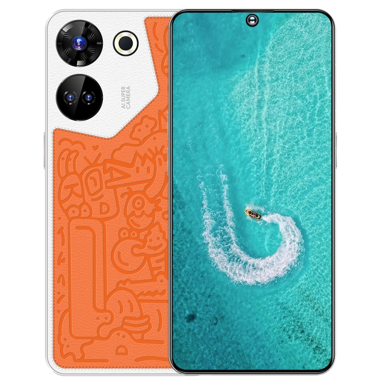 C20 Art Edition, 3GB+32GB, 6.53 inch Face Identification Android 8.1 MTK6753 Octa Core, Network: 4G, Dual SIM(Orange)
