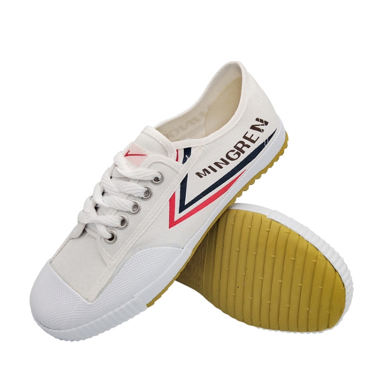 Canvas Tendon Sole Track And Field Shoes Running Training Sports Shoes, Size: 39/245(White)