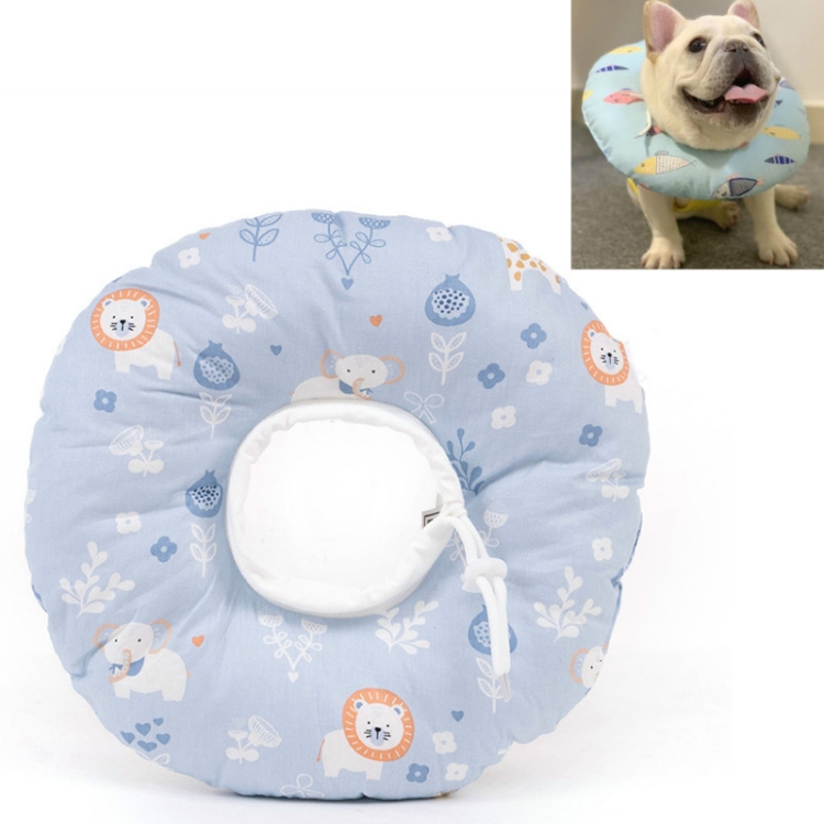 Cat Anti-Lick And Anti-Bite Soft Ring Dog Collar Pet Supplies, Size:S(Taro Lion)