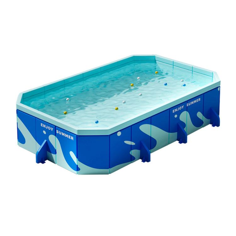 Children Home Free Inflatable Swimming Pool Foldable Outdoor Bracket Play Pool, Spec: 2.6m