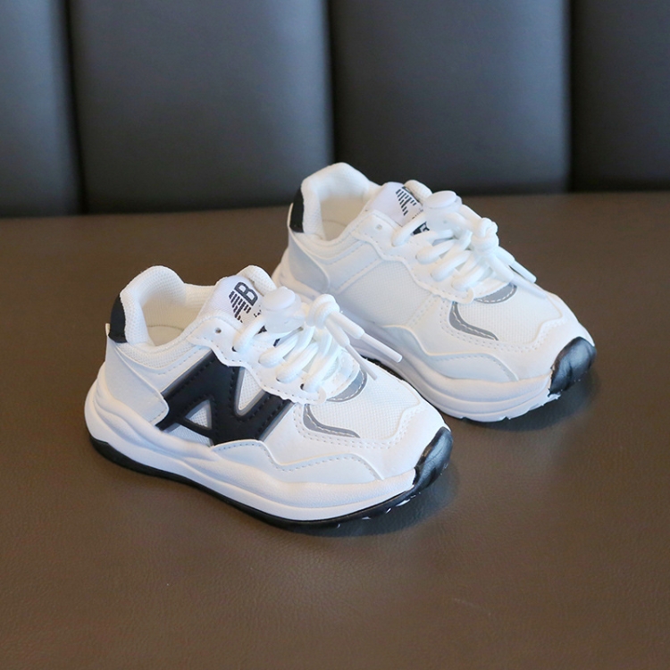 Children Sneakers Girls Pops Shoes Boys Casual Footwear, Size: 24(White)