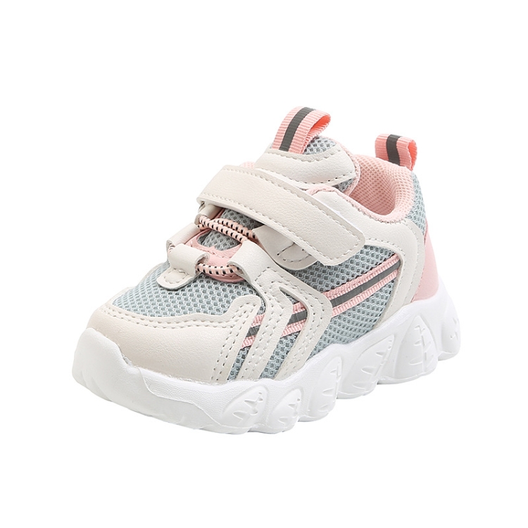 Children Sports Shoes Babies Breathable Net Shoes, Size: 29(Pink)