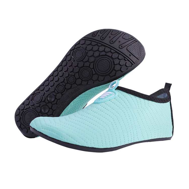 Comfortable Breathable Diving Beach Socks Shoes Anti-Skid Swimming Shoes, Size: 36-37(Mint Green)