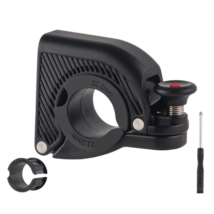 Concealed Aluminum Alloy Bell For Bicycles Mountain Bike Bell(Black)