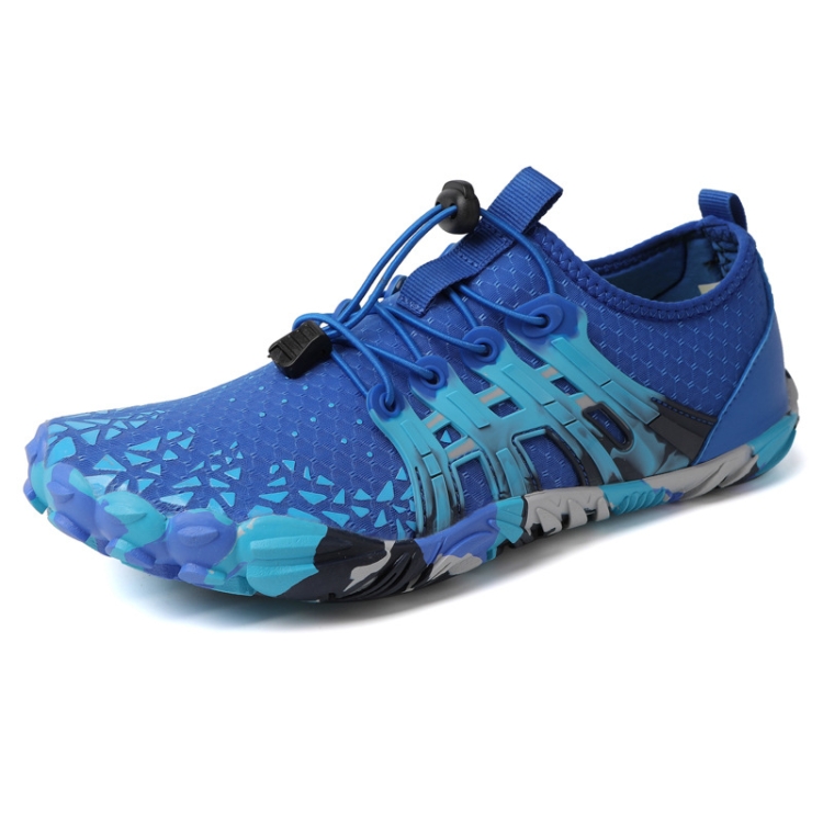 Couple Fitness Shoes Quick-drying Breathable Shock-absorbing Beach Sneakers, Size: 42(Royal Blue)
