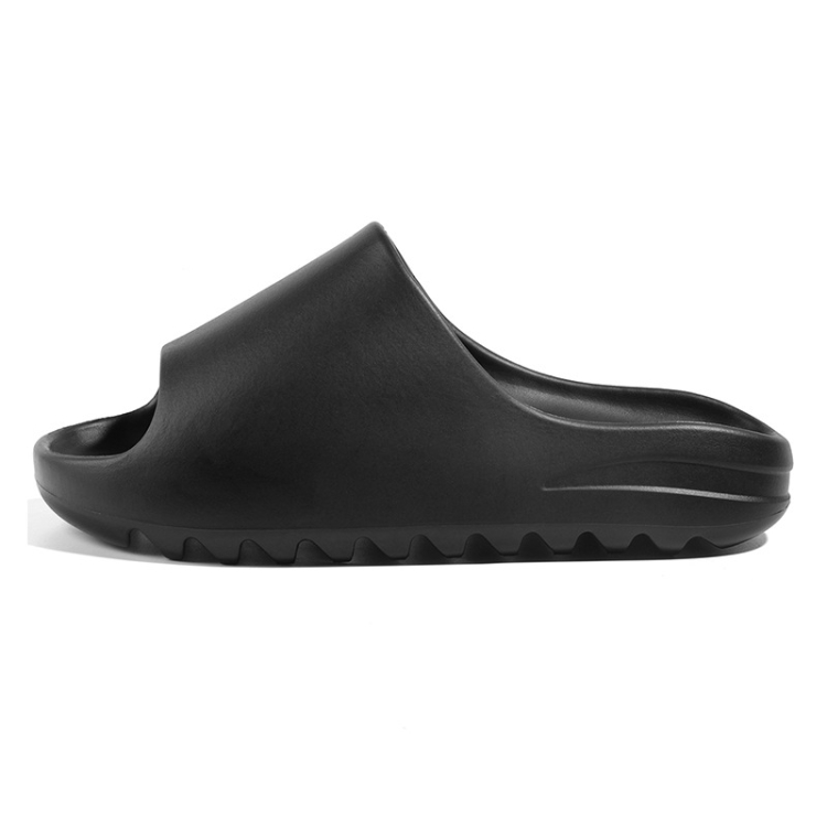 Couple Flip Flops Summer Indoor and Outdoor Thick-soled Slippers Home Shoes, Size: 38(Black)