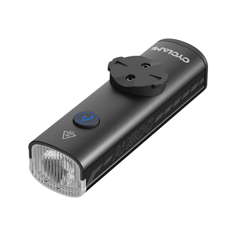 CYCLAMI AI1800 Bicycle Headlight Waterproof High-Intensity Night Riding Flashlight(Black)