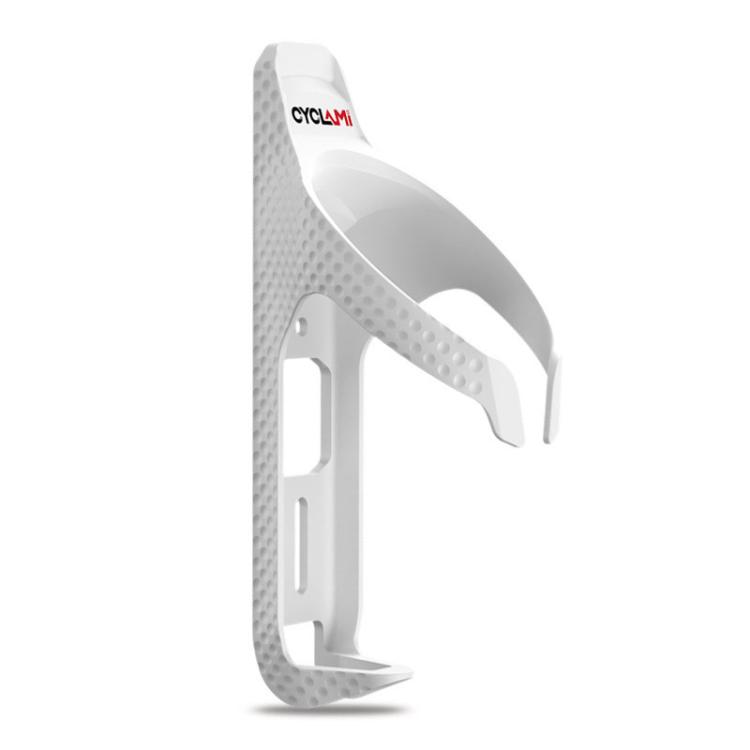 CYCLAMI Bicycle Water Bottle Cage Cycling Cup Holder, Color: White