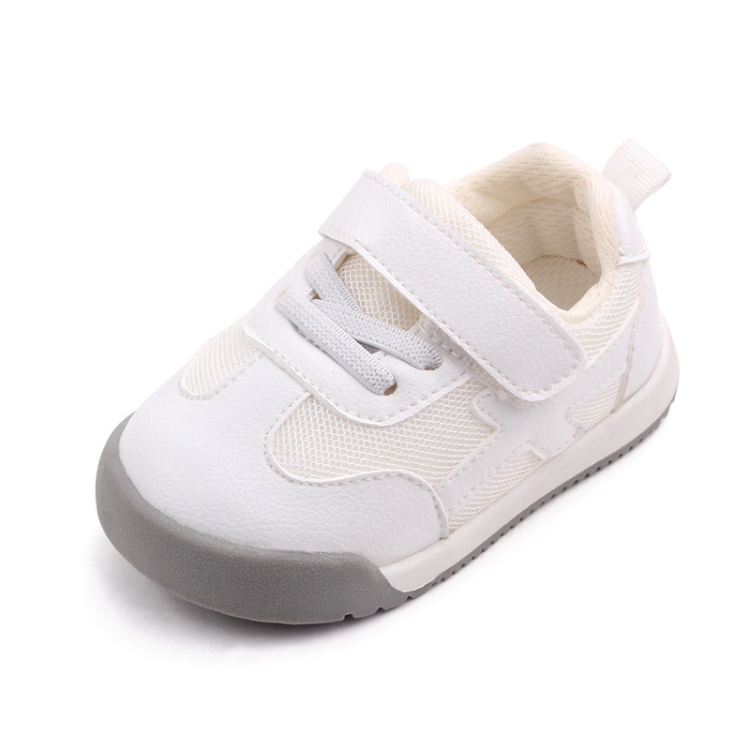 D2678 Autumn Baby Shoes Super Skin Children Sport White Shoees, Size: 18(White)