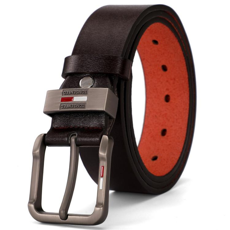 Dandali L6010 Vintage Pin Buckle Microfiber Belt, Length: 120cm(Coffee)