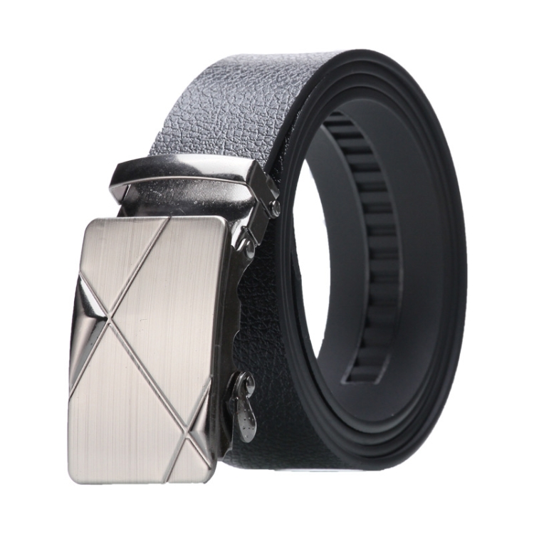 Dandali Men Automatic Buckle Belt Casual Universal Comfort Belt, Length (cm): 125cm(002)