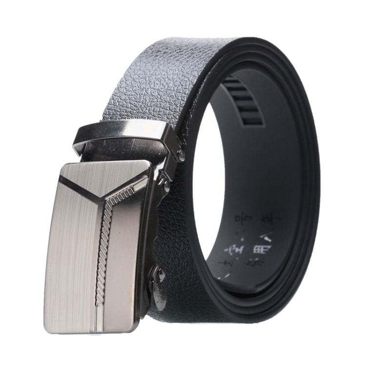 Dandali Men Automatic Buckle Belt Casual Universal Comfort Belt, Length (cm): 125cm(006)