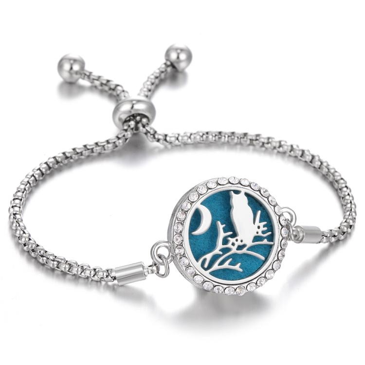 Diamond Hollow Bracelet Removable Perfume Diffuser Bracelet, Color: 20