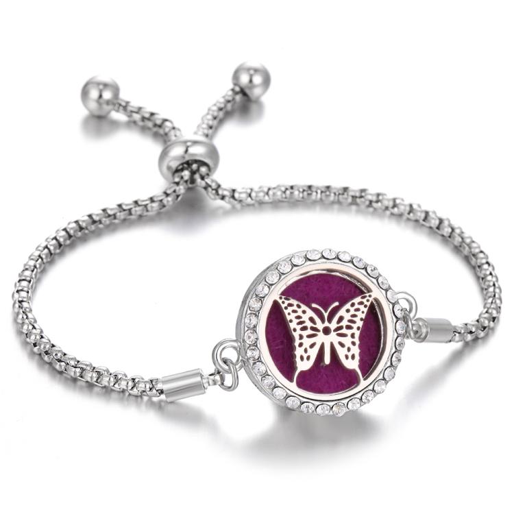 Diamond Hollow Bracelet Removable Perfume Diffuser Bracelet, Color: 34