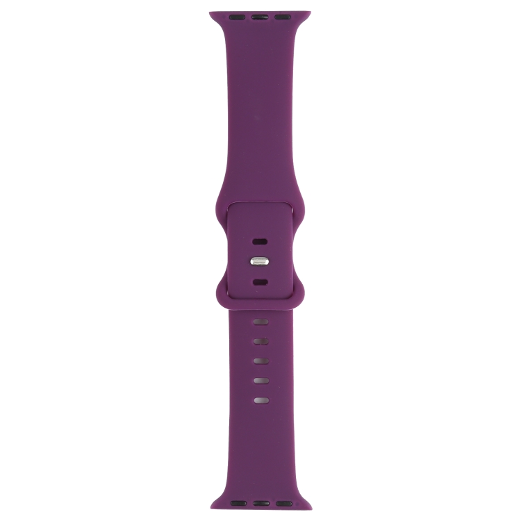 Double Wear Rivets Watch Band For Series 7 41mm / 6 & SE & 5 & 4 40mm / 3 & 2 & 1 38mm(Purple)