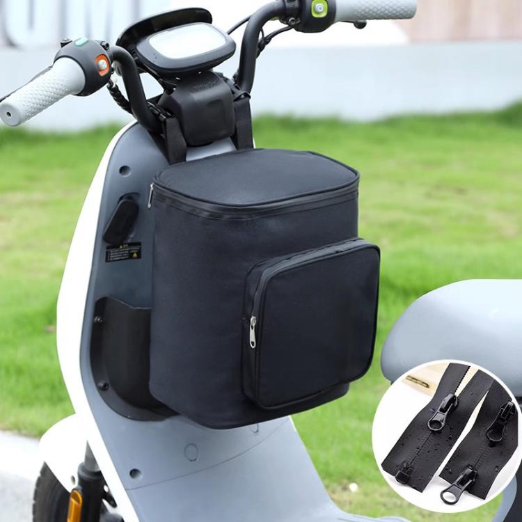 Electric Vehicle Front Helmet Raincoat Storage Waterproof Bag, Color: Black