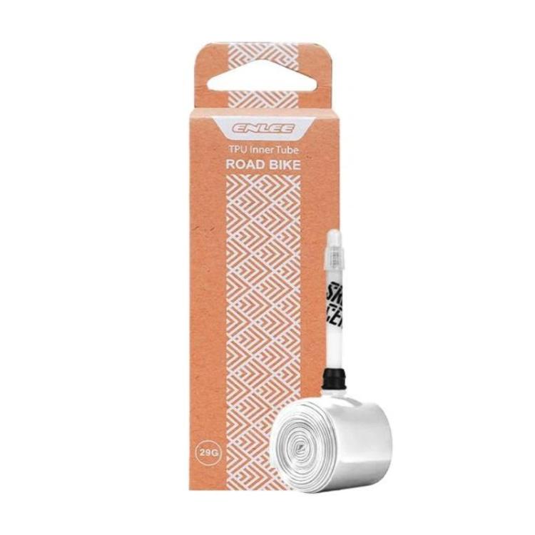 ENLEE Bike Presta Valve Lightweight TPU Inner Tube, Spec: Road 23-32C 45mm