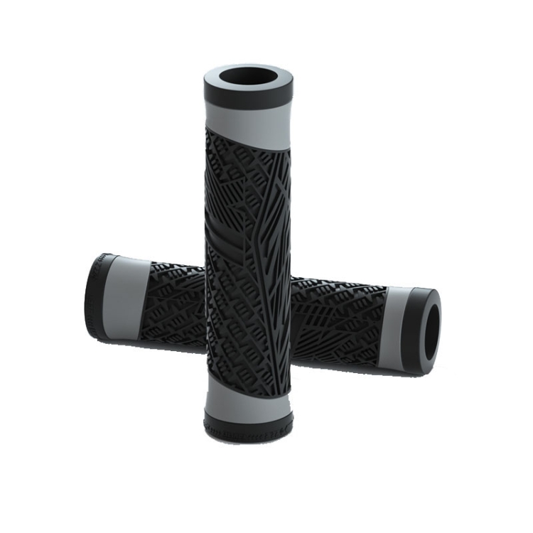 ENLEE E-235151 1pair Silicone Bicycle Covers Mountain Bike Cycling Grips With Handlebar Blocking(Black)