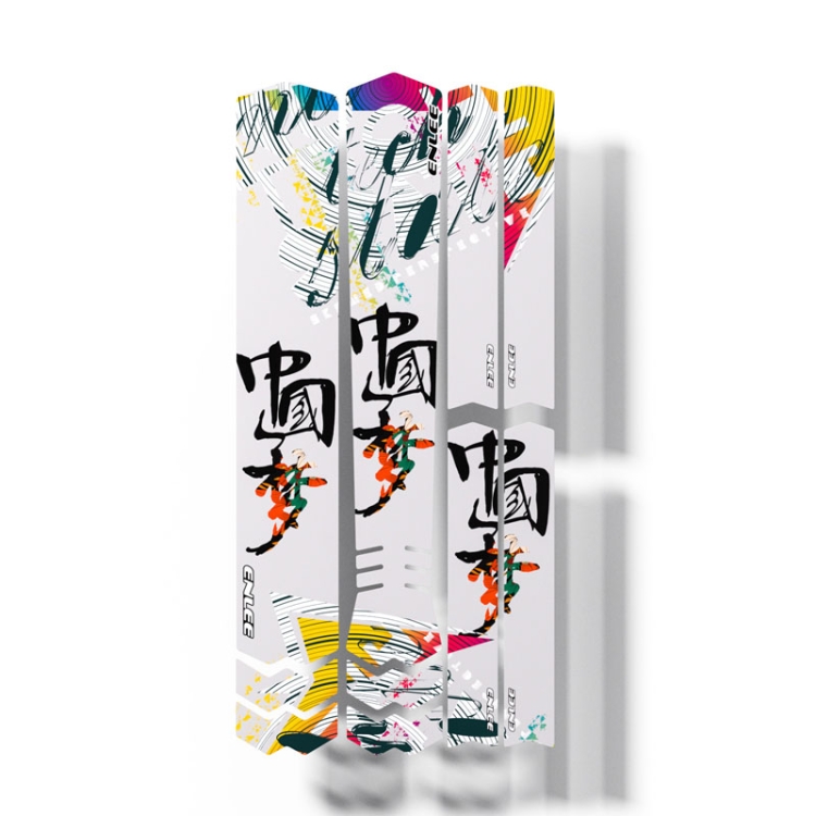 ENLEE E14611 10pcs /Set Bicycle TPU Invisible Film Road Bike Body Jersey Color Changing Membrane, Model: Chinese Dream