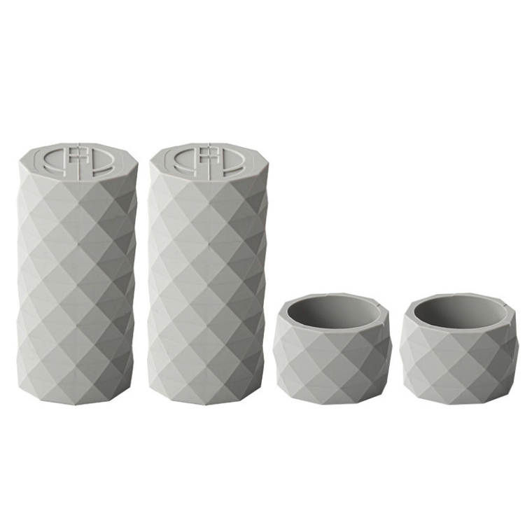 ENLEE E22805 4pcs /Set Road Bike Handlebar Strap Holder Bicycle Non-Slip Lever Strap Fixing Ring(Gray)
