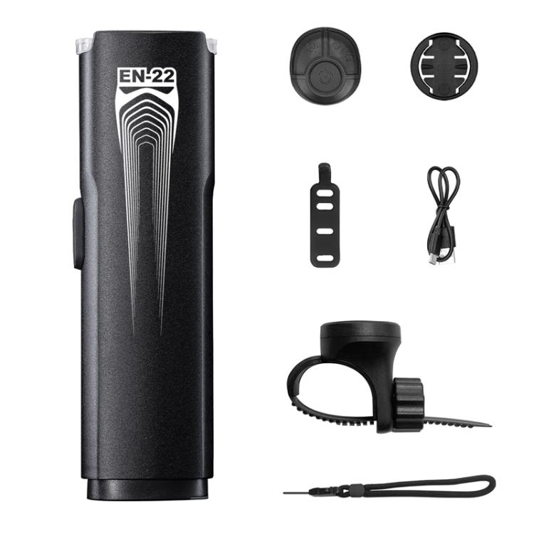 ENLEE EN-22 IP66 Waterproof High-Brightness Bike Headlight Anti-Glare Night Riding Light, Spec: 1600LM Black