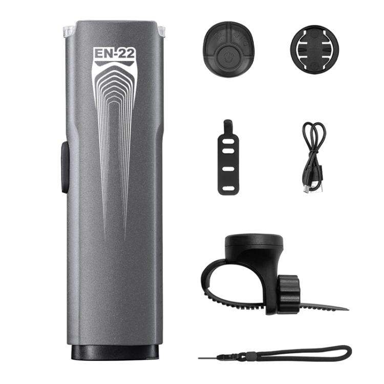 ENLEE EN-22 IP66 Waterproof High-Brightness Bike Headlight Anti-Glare Night Riding Light, Spec: 1600LM Grey