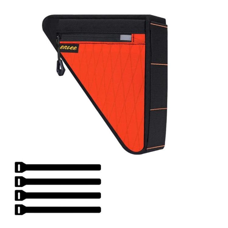 ENLEE PS-S100 Bike Frame Triangle Bag Waterproof Large-Capacity Tool Pouch(Orange)