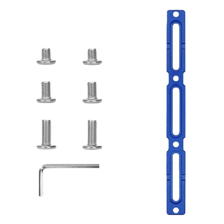ENLEE Road Bike Water Bottle Cage Hole Adjuster, Style: Long Blue