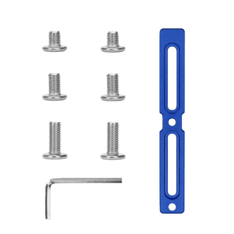 ENLEE Road Bike Water Bottle Cage Hole Adjuster, Style: Short Blue