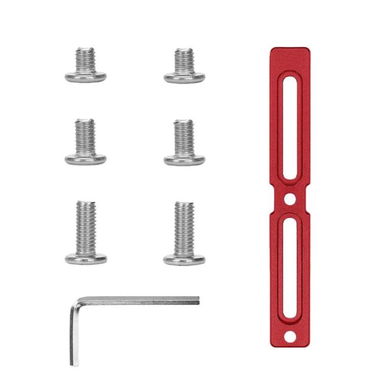 ENLEE Road Bike Water Bottle Cage Hole Adjuster, Style: Short Red