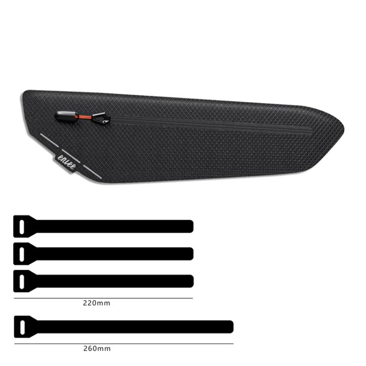 ENLEE STP-01T Waterproof Bike Top Tube Bag Road Bike Frame Beam Tool Pouch(Black)