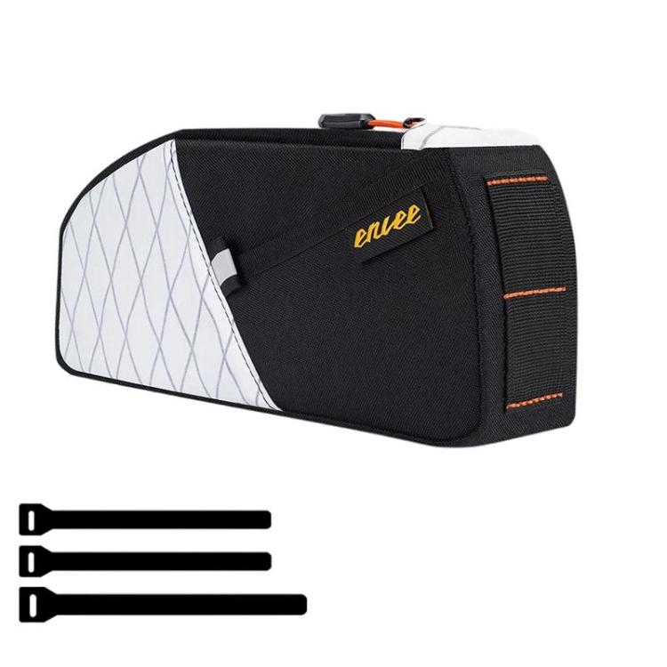 ENLEE WX-360 Bike Top Tube Bag Waterproof Cycling Frame Front Bag(White)