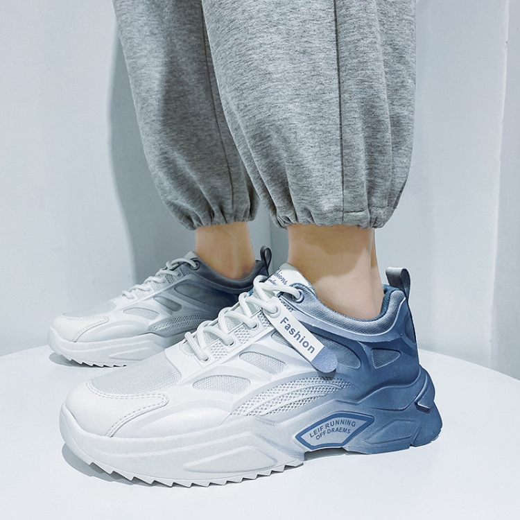 ENLEN&BENNA YCCF881 Men Running Shoes Outdoor Casual Shoes, Size: 43(White Lake Blue)