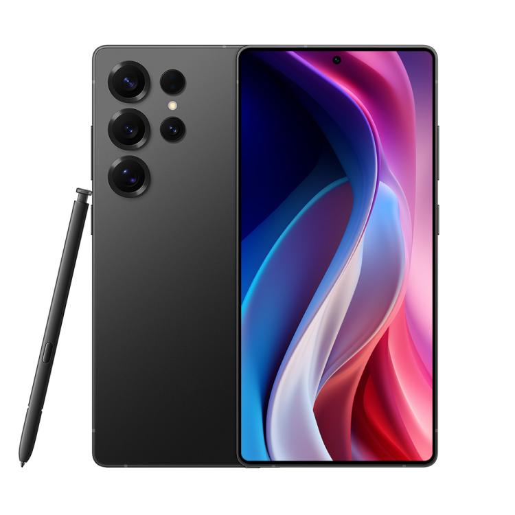 F102 / S25 Ultra, 4GB+64GB, 6.75 inch Android 11 MTK6762 Octa Core, Network: 4G, Dual SIM, Support Wireless Charging, Plug:EU Plug(Titanium Black)