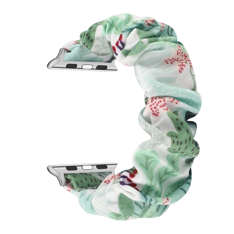 Fabric Hair Ring Watch Band For Apple Watch Series 9&8&7 41mm / SE 3&SE 2&6&SE&5&4 40mm / 3&2&1 38mm(12)