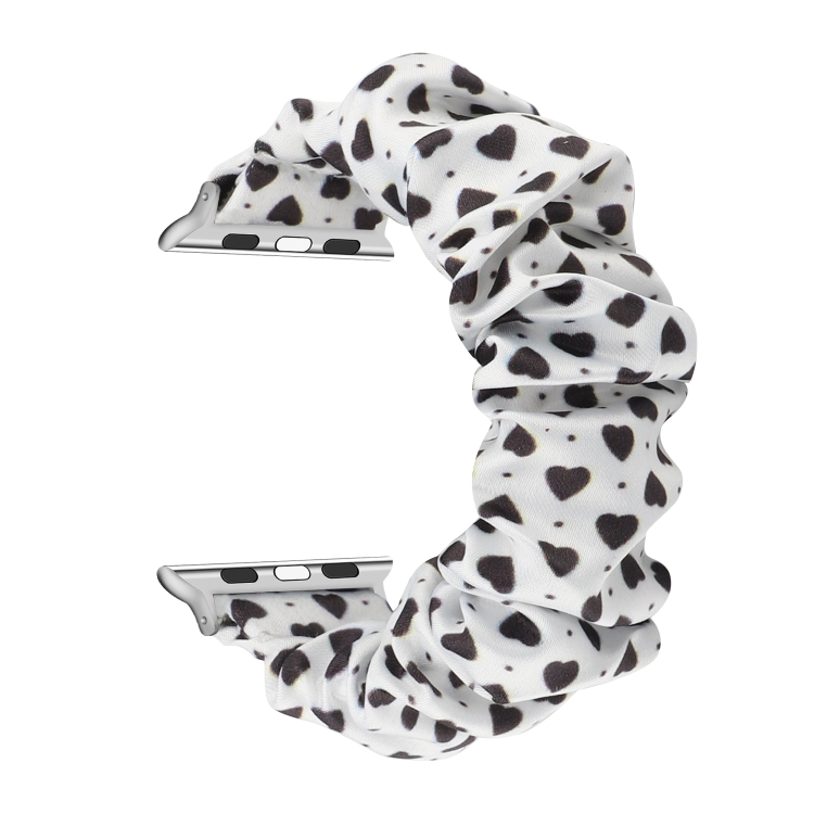 Fabric Hair Ring Watch Band For Apple Watch Series 9&8&7 41mm / SE 3&SE 2&6&SE&5&4 40mm / 3&2&1 38mm(5)