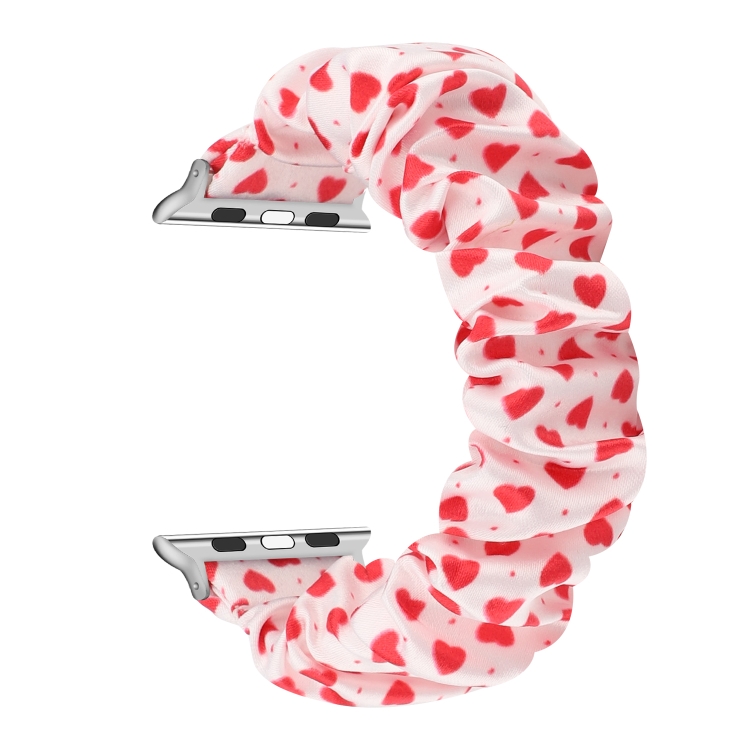 Fabric Hair Ring Watch Band For Apple Watch Series 9&8&7 41mm / SE 3&SE 2&6&SE&5&4 40mm / 3&2&1 38mm(7)