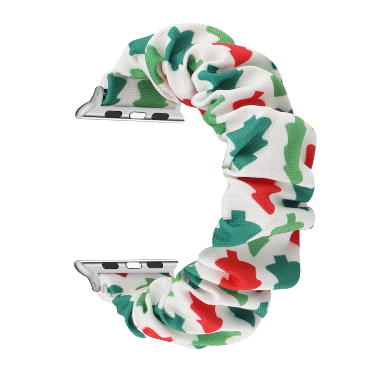 Fabric Hair Ring Watch Band For Apple Watch Series 9&8&7 41mm / SE 3&SE 2&6&SE&5&4 40mm / 3&2&1 38mm(9)