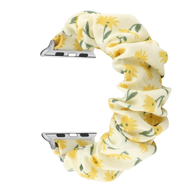 Fabric Hair Ring Watch Band For Apple Watch Ultra 49mm&Watch Ultra 2 49mm / Series 9&8&7 45mm / SE 3&SE 2&6&SE&5&4 44mm / 3&2&1 42mm(1)