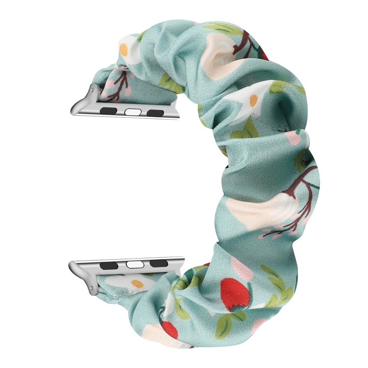Fabric Hair Ring Watch Band For Apple Watch Ultra 49mm&Watch Ultra 2 49mm / Series 9&8&7 45mm / SE 3&SE 2&6&SE&5&4 44mm / 3&2&1 42mm(4)