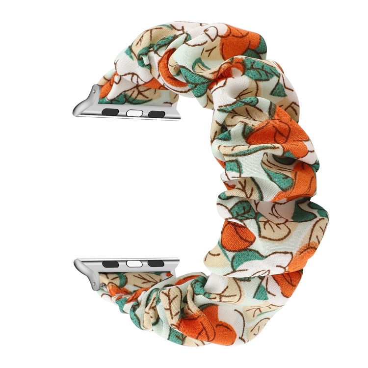 Fabric Hair Ring Watch Band For Apple Watch Ultra 49mm&Watch Ultra 2 49mm / Series 9&8&7 45mm / SE 3&SE 2&6&SE&5&4 44mm / 3&2&1 42mm(4)