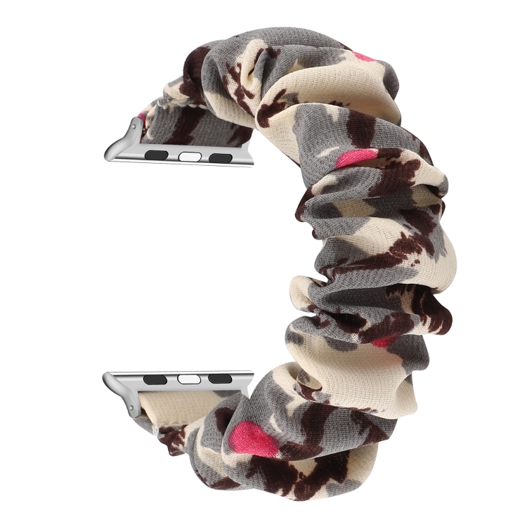 Fabric Hair Ring Watch Band For Apple Watch Ultra 49mm&Watch Ultra 2 49mm / Series 9&8&7 45mm / SE 3&SE 2&6&SE&5&4 44mm / 3&2&1 42mm(6)