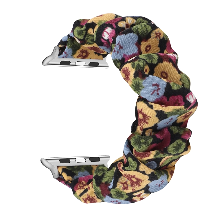 Fabric Hair Ring Watch Band For Apple Watch Ultra 49mm&Watch Ultra 2 49mm / Series 9&8&7 45mm / SE 3&SE 2&6&SE&5&4 44mm / 3&2&1 42mm(8)