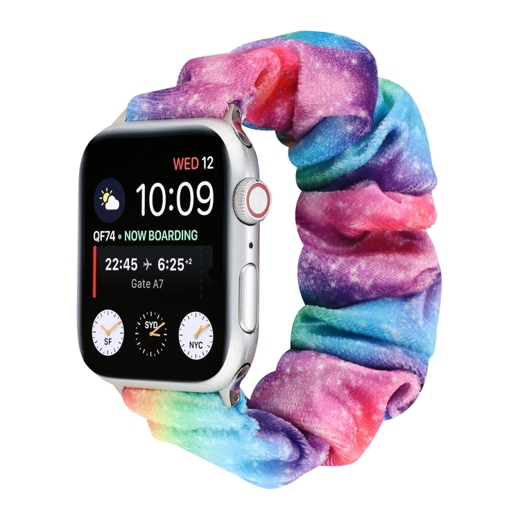 Flannel Hair Ring Strap Watch Band For Apple Watch Ultra 49mm&Watch Ultra 2 49mm / Series 9&8&7 45mm / SE 3&SE 2&6&SE&5&4 44mm / 3&2&1 42mm(16)