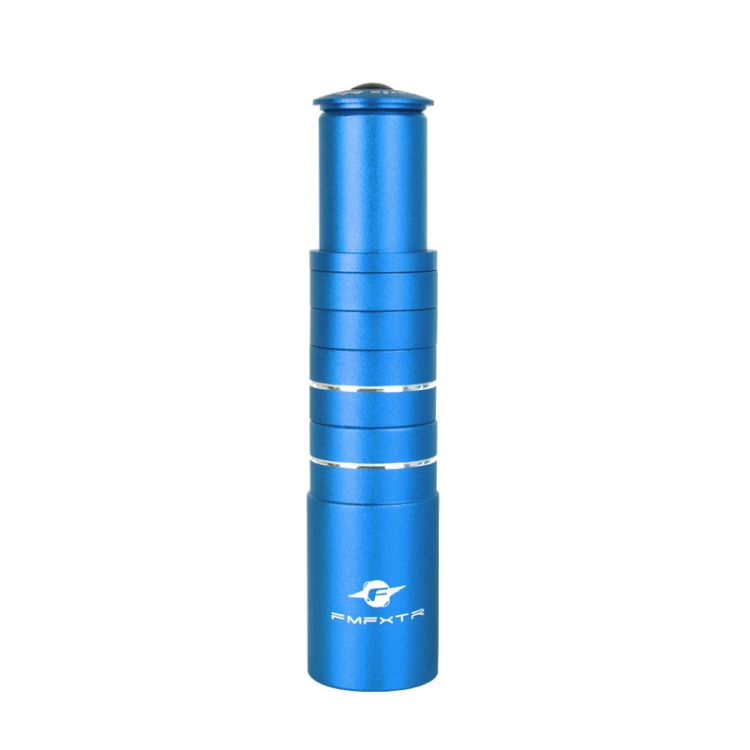 FMFXTR Mountain Bike Handlebar Aluminum Alloy Height Increaser, Increase Height:11.4cm(Blue)